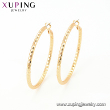 95111 Wholesale fashion women jewelry Indian style simple design gold round earring
